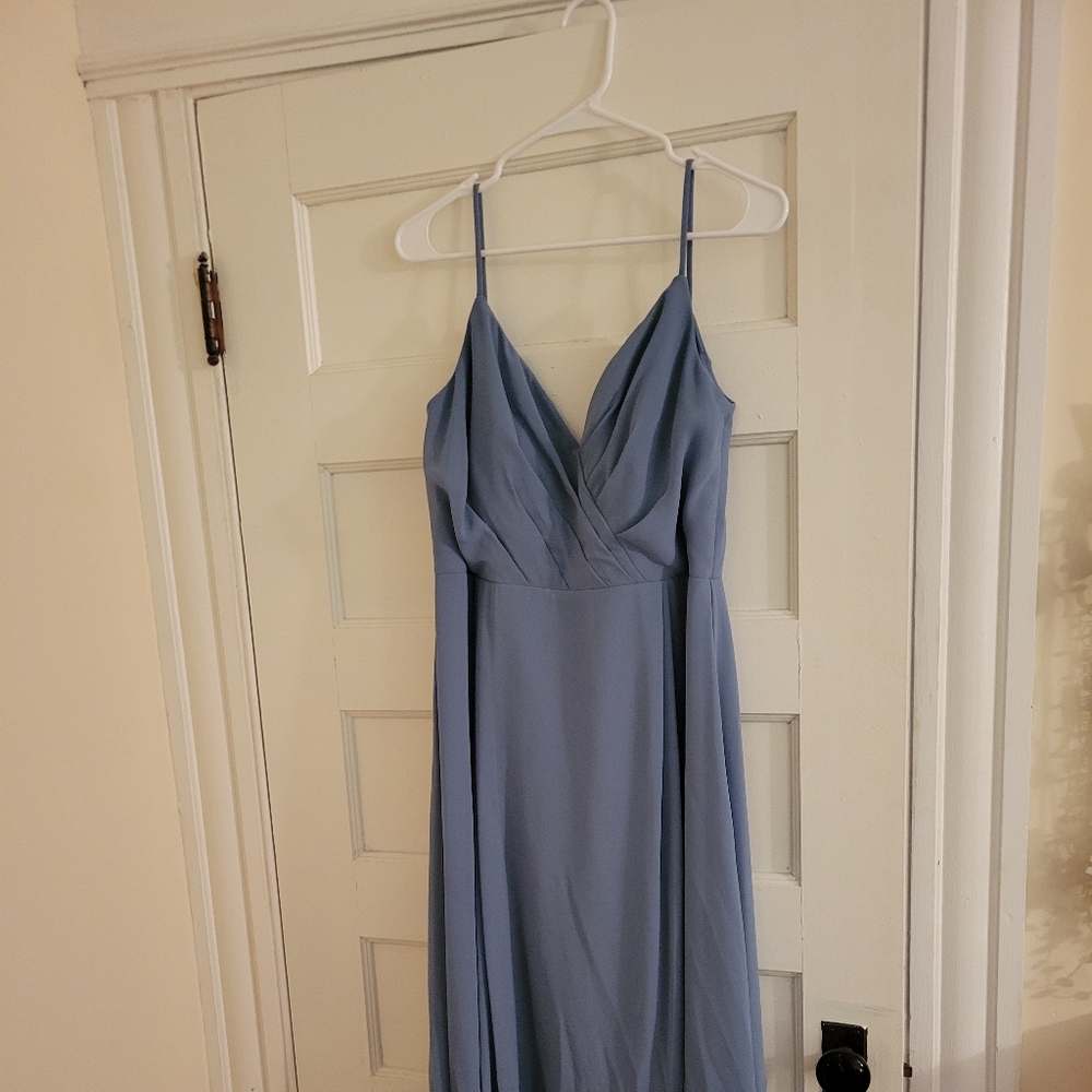 Dusty Blue Bridesmaid Dress 14